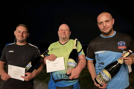 Sieger Kategorie 3 vlnr Oppliger Florian, Sieber Peter, Frey Marco
